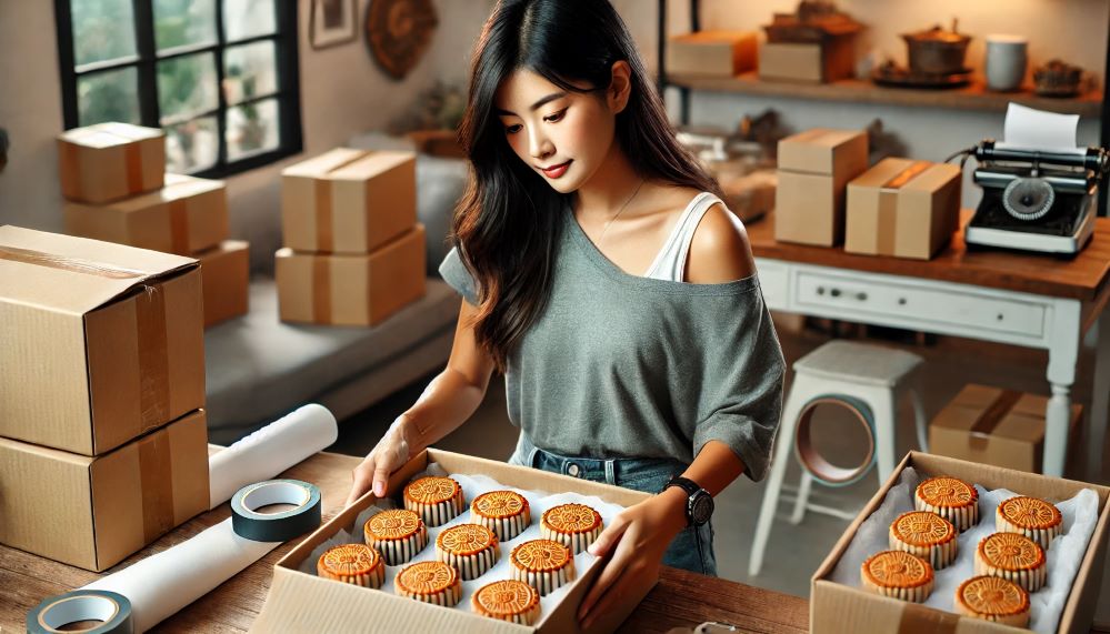 如何把月餅寄到韓國？